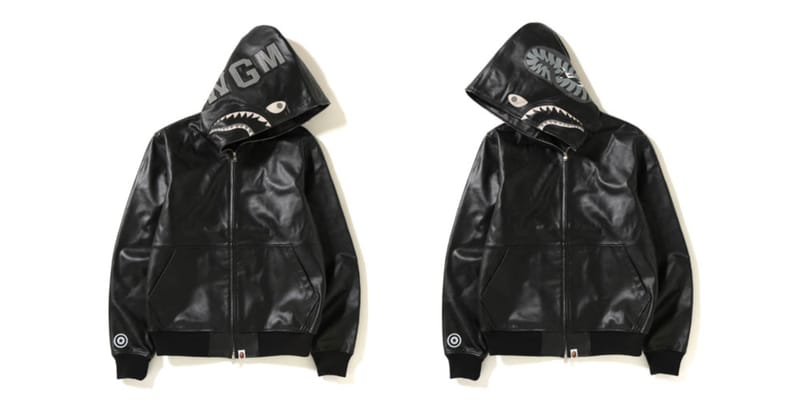 bape leather jacket