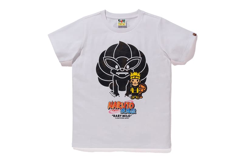 BAPE x Naruto & Boruto Collaboration Details Collab Fashion Clothing Collection Boruto: Naruto Next Generations Baby Milo Manga Anime Graphic Print buy cop release details