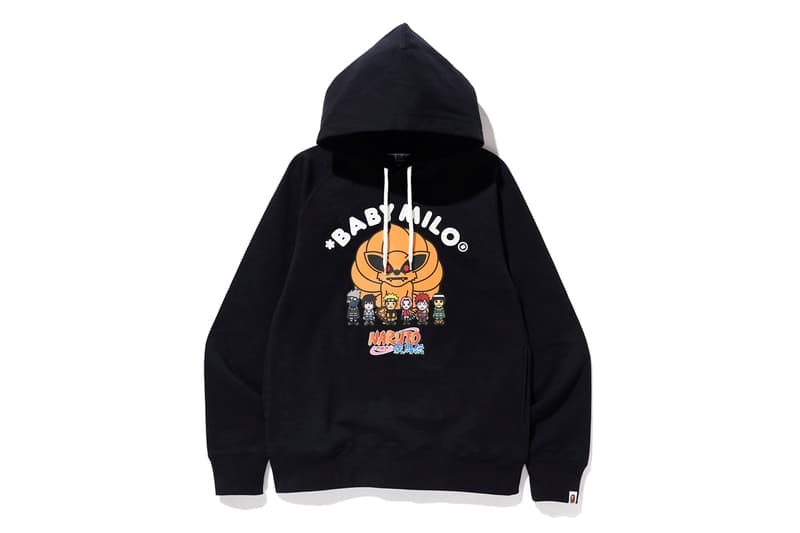 BAPE x Naruto & Boruto Collaboration Details Collab Fashion Clothing Collection Boruto: Naruto Next Generations Baby Milo Manga Anime Graphic Print buy cop release details