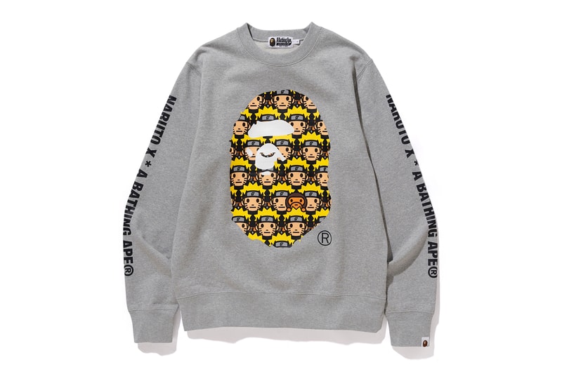 BAPE x Naruto & Boruto Collaboration Details Collab Fashion Clothing Collection Boruto: Naruto Next Generations Baby Milo Manga Anime Graphic Print buy cop release details