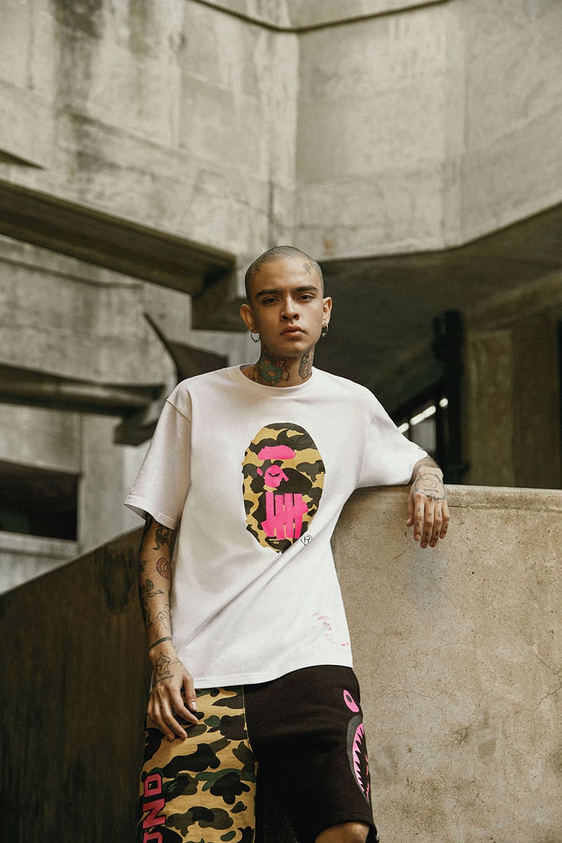 UNDEFEATED x BAPE 2018 Exclusive Collection Collab Collaborations Fashion Clothing Cop Purchase Buy Shanghai Store Launch
