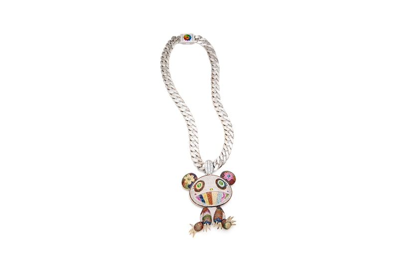Ben Baller x Takashi Murakami J.Balvin Diamond Chain super flat japan art anime MR. painting sculptures music LA Luxury ice bling bling drip sparkle gold 18k flashy 