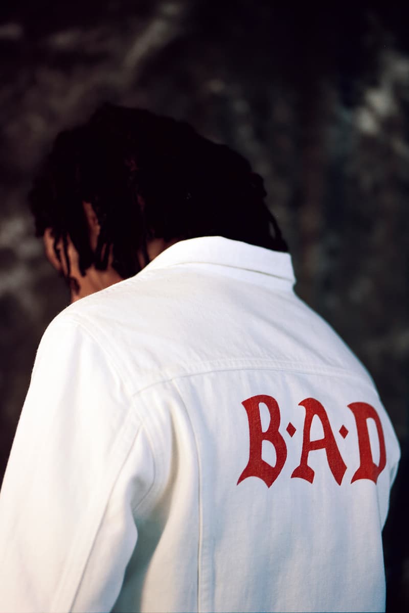 Big Audio Dynamite NOAH Fall Winter 2018 Collaboration Collection don letts baracuta jacket suit jeans tee shirt enamel pin bad drop release date info online web store november 2018 15