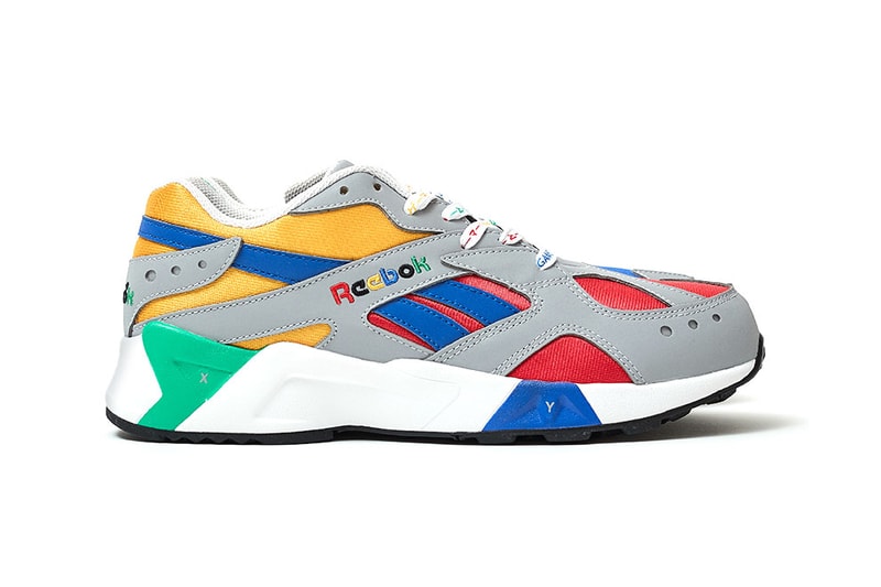 BILLY's Reebok Aztrek "Grey/Cobalt/Big Green" exclusive colorway "Nintendo 64" Released Date pre order december 2018 blue green red yellow