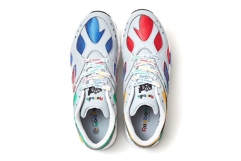 BILLY's Reebok Aztrek "Grey/Cobalt/Big Green" exclusive colorway "Nintendo 64" Released Date pre order december 2018 blue green red yellow