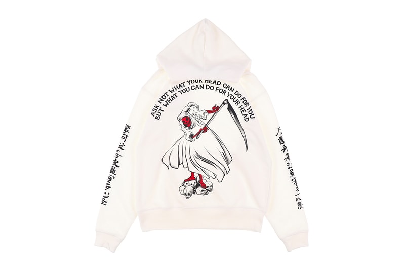 Blackmeans NUBIAN Berberjin Capsule T shirt Long sleeve hoodies Black White Skull
