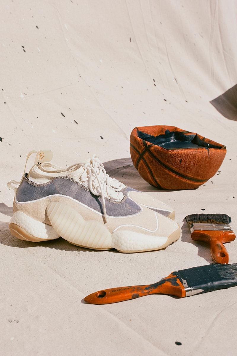 Bristol Studio x adidas Crazy BYW Lookbook High Low Basketball Sneaker White Clear Translucent Transparent