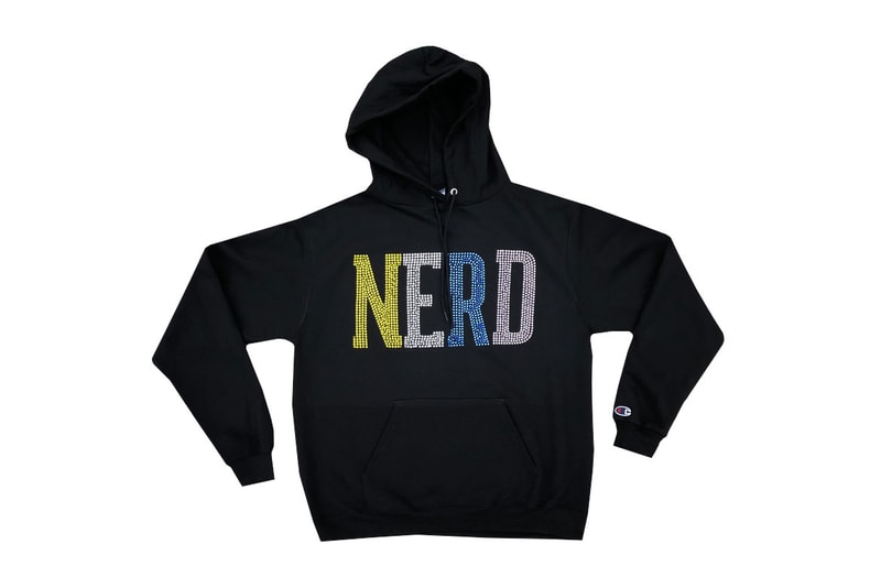 Cactus Plant Flea Market N.E.R.D. 2007 Belt Buckle Hoodie hooded sweatshirt studded jeweled release date price resell NERD black nigo pharrell williams rhinestone