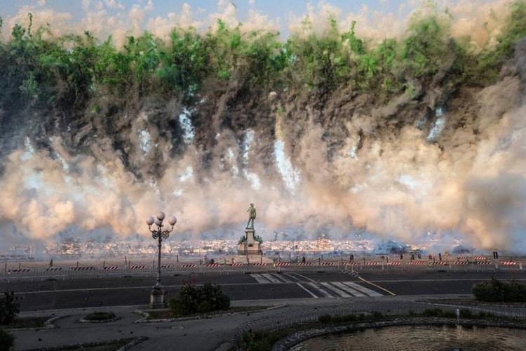 Cai Guo Qiang Launches 50,000 Floral Fireworks in Florence