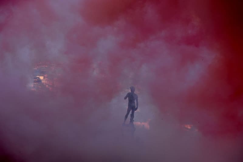 cai guo qiang florence fireworks flowers artworks installations