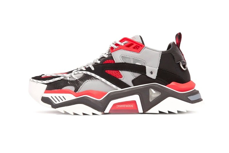 Calvin Klein 205W39NYC STRIKE 205 CALF LEATHER red black sneakers shoes november 2018 buy price details info information mesh colorway drop release date info buy chunky clunky runner