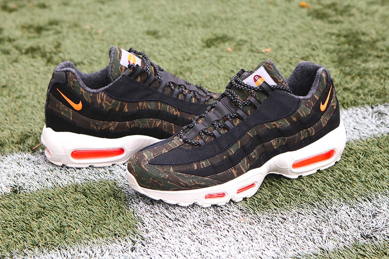 Carhartt WIP Nike Collection Another Look Air Force 1 Utility Vandal High Supreme Air Max 95 black camo brown