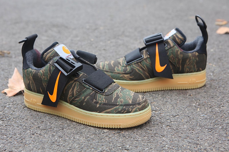 Carhartt WIP Nike Collection Another Look Air Force 1 Utility Vandal High Supreme Air Max 95 black camo brown