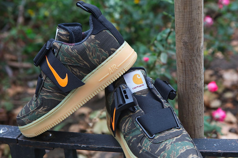 Carhartt WIP Nike Collection Another Look Air Force 1 Utility Vandal High Supreme Air Max 95 black camo brown