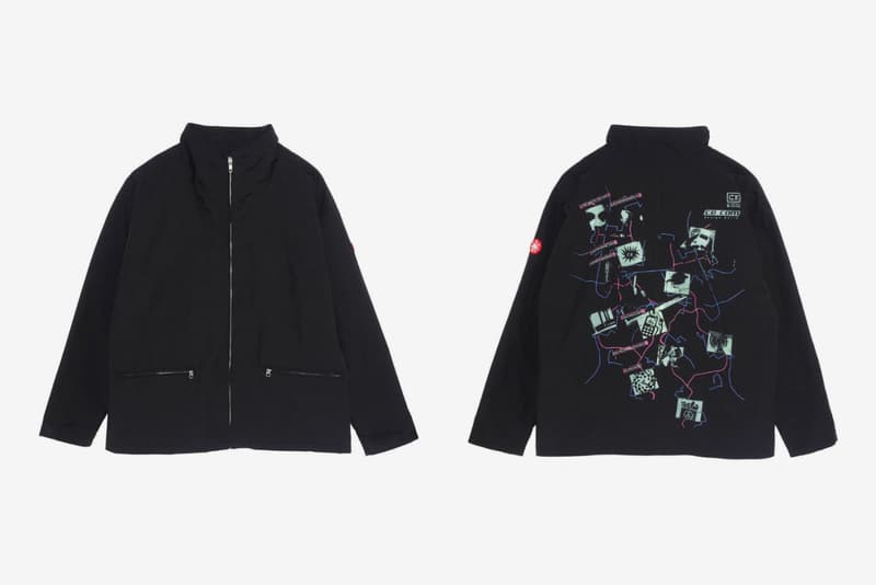 Cav Empt November Fall Winter 2018 Drop C.R LEATHER JACKET DESIGN WORLD CREW NECK ZIGGURAT KNIT TRAINING TRACK BOTTOMS ZIP JACKET CARD 19/2 CREW NECK CHARGE KNIT CAP