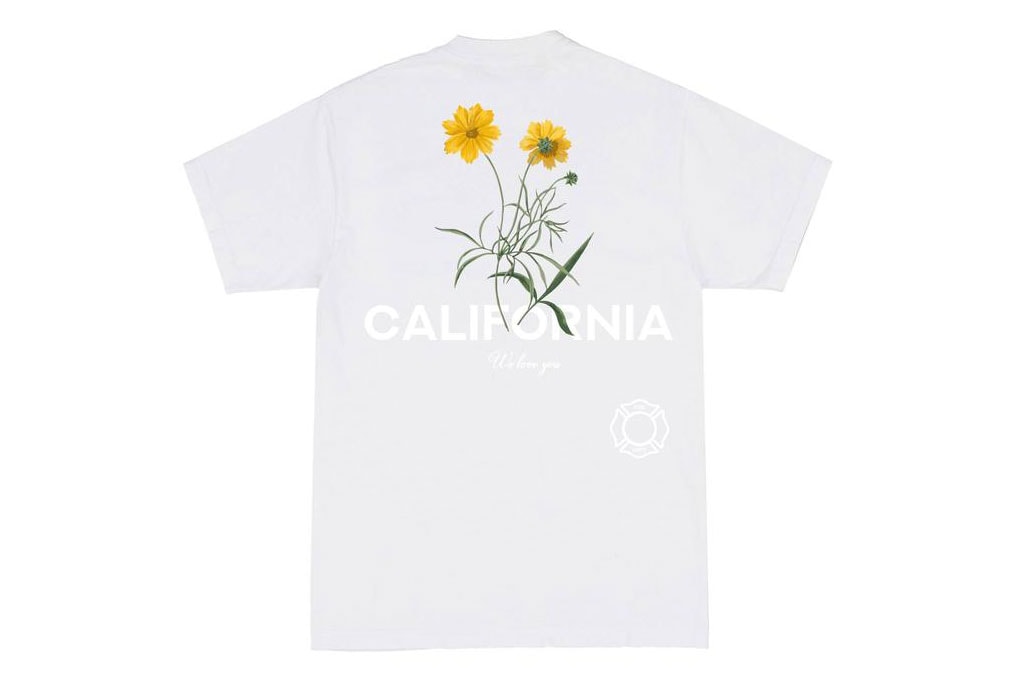 Cherry Los Angeles Malibu Wildfire charity Tee shirt donate california la fire disaster donate 