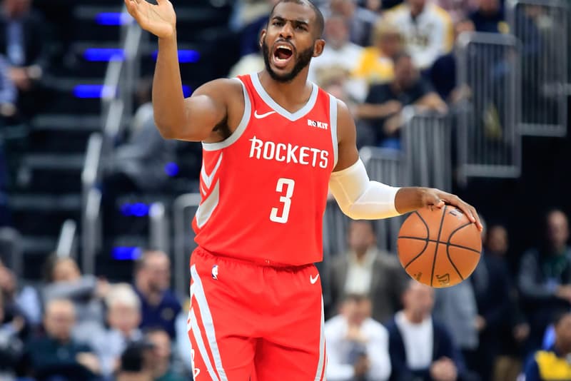 Chris Paul Faking out Ref Technical Houston Rockets NBA basketball Oklahoma City Thunder Mark Ayotte Referee