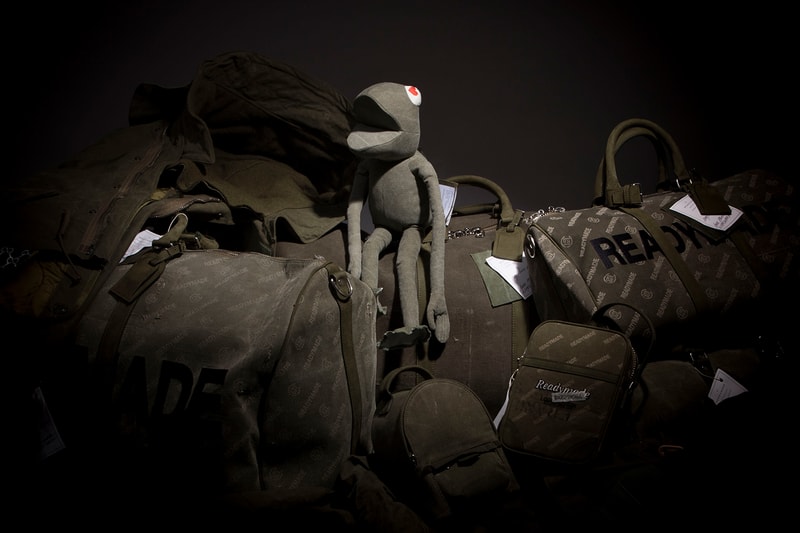 CLOT READYMADE Collaboration duffel bag collaboration pop up sheung wan juice hong kong bags luggage cases leather canvas  