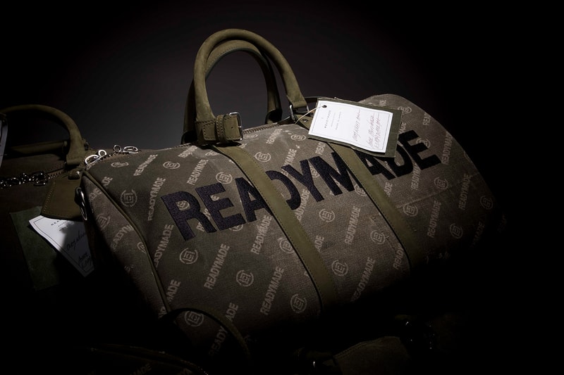 CLOT READYMADE Collaboration duffel bag collaboration pop up sheung wan juice hong kong bags luggage cases leather canvas  