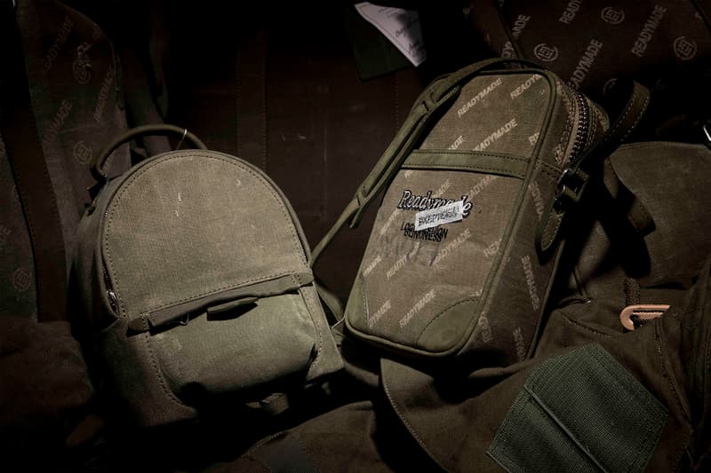 CLOT READYMADE Collaboration duffel bag collaboration pop up sheung wan juice hong kong bags luggage cases leather canvas