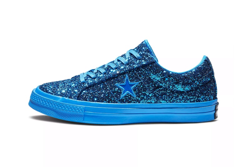 Converse One Star "After Party" Glitter Pack sneaker white black blue release date price purchase nike