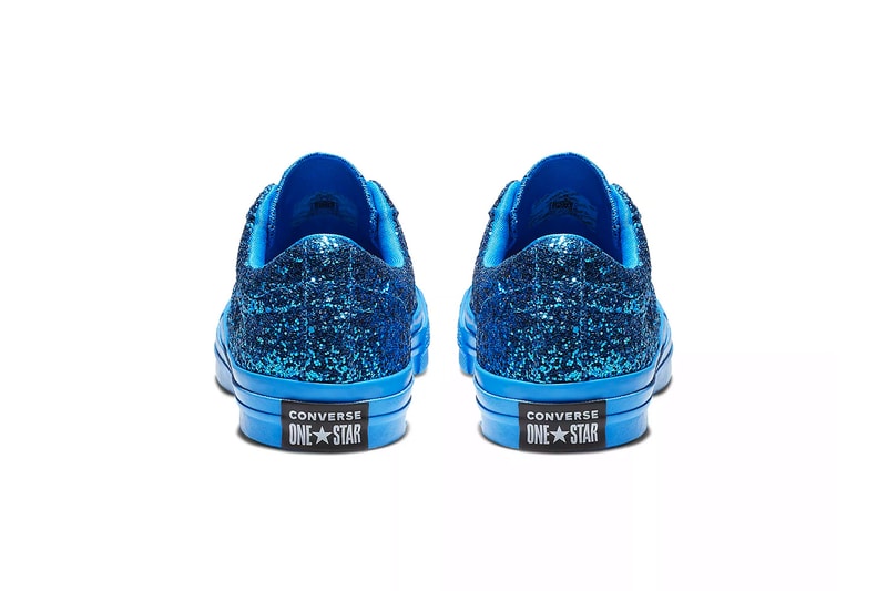 Converse One Star "After Party" Glitter Pack sneaker white black blue release date price purchase nike