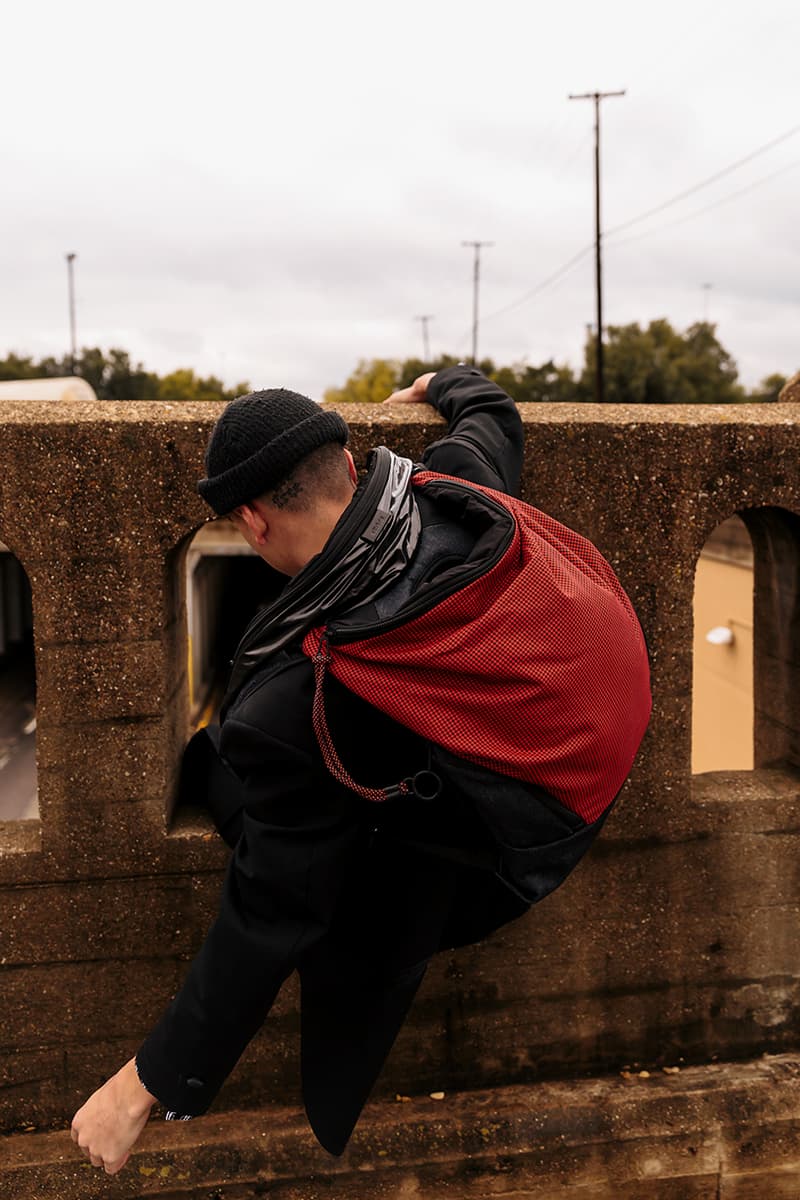 côte&ciel 'Red Noise" Capsule Collection Details Closer First Look Bags