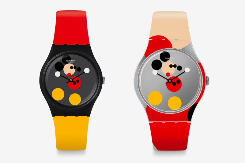 Damien Hirst x Swatch Mirror Mickey Release Info Date red black yellow white