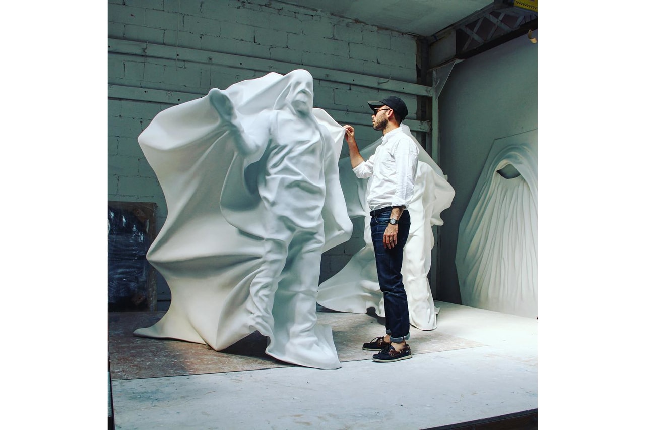 daniel arsham hollow figure sculptural edition artwork release