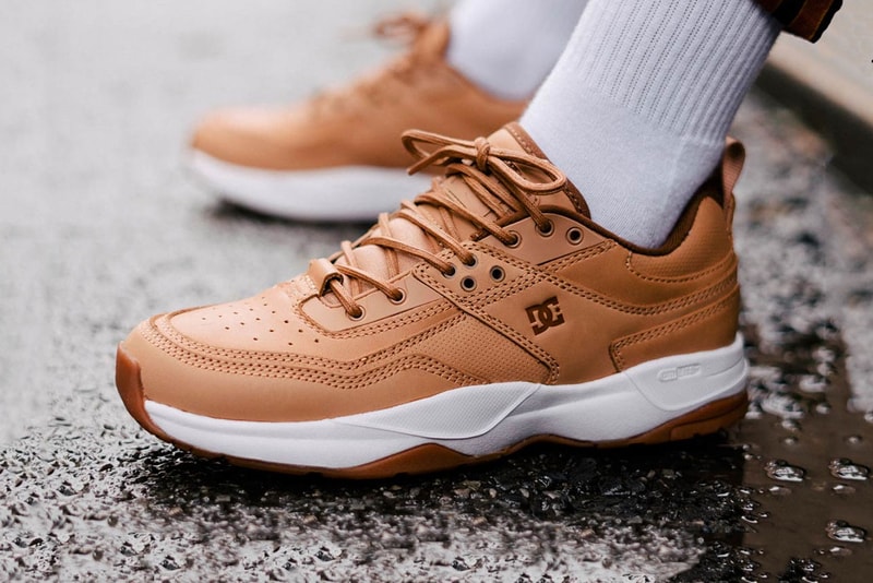 DC Shoes E.Tribeka Vachetta Leather Release info Date Skate skateboarding sneaker footwear