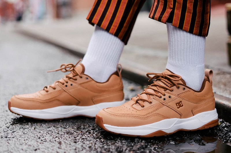 DC Shoes E.Tribeka Vachetta Leather Release info Date Skate skateboarding sneaker footwear