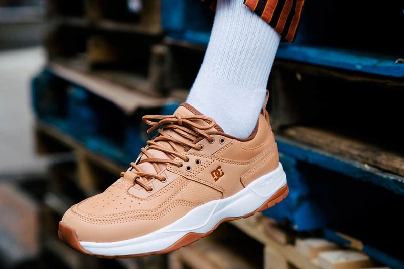DC Shoes E.Tribeka Vachetta Leather Release info Date Skate skateboarding sneaker footwear