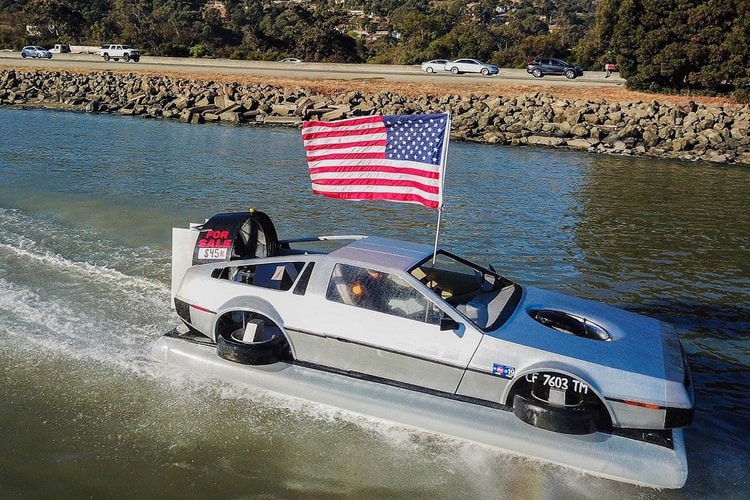 Someone Has Just Listed a Delorean Hovercraft on eBay