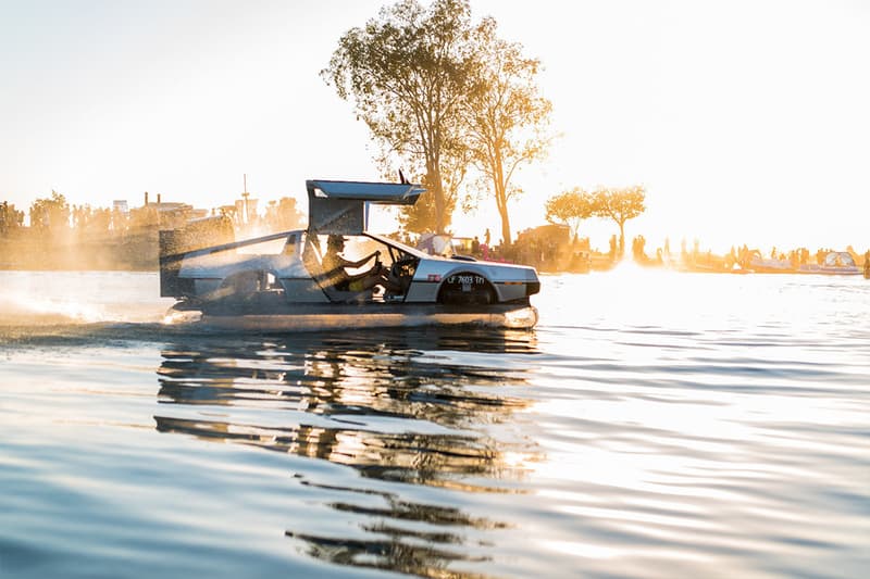 Delorean Hovercraft eBay Listing Info design DIY homemade Matt Riese The Michael J. Fox Foundation San Francisco summer giants golden gate bridge