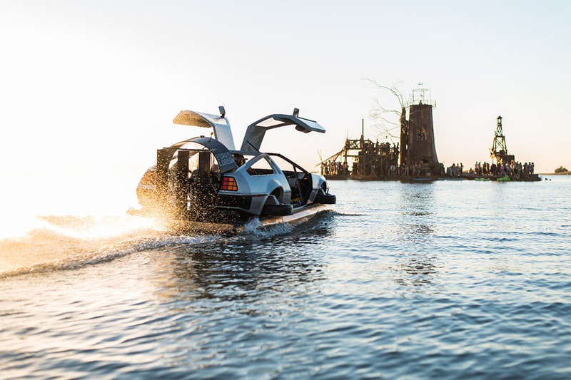 Delorean Hovercraft eBay Listing Info design DIY homemade Matt Riese The Michael J. Fox Foundation San Francisco summer giants golden gate bridge 