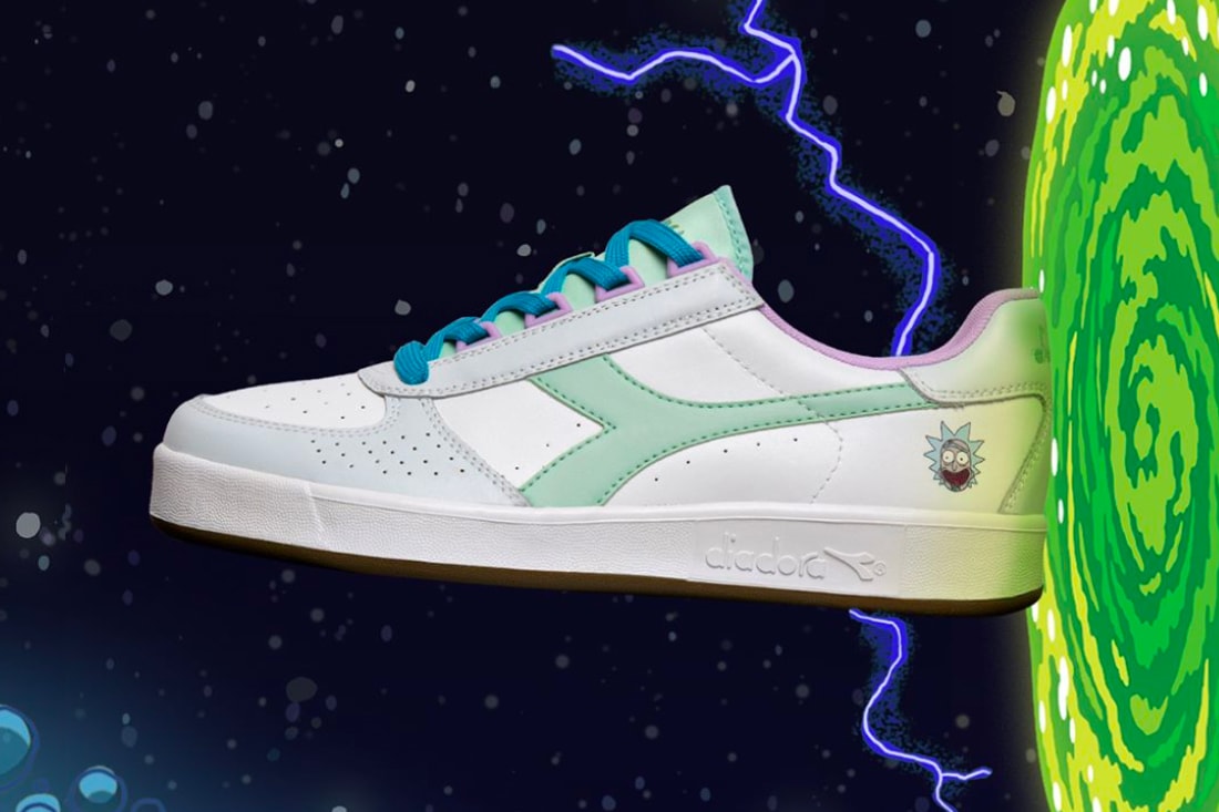 Diadora Rick and Morty Collaboration Release N902 B.Elite info Date Foot Locker Footaction