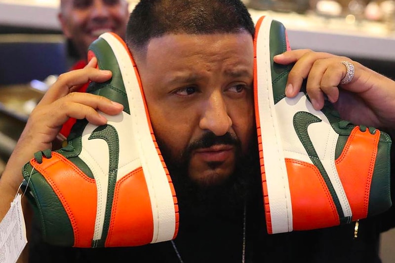 DJ Khaled Solefly x Air Jordan 1 Art Basel Miami shoes mia jordan michael jordan sneakers patent leather Florida 305 rap music producer 