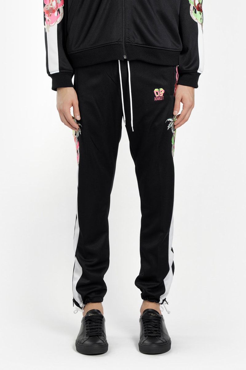 doublet spring summer 2019 collection pre order antonioli masayuki ino graphic ss19 t shirt hoodie pant socks graphics buy where cardigan 