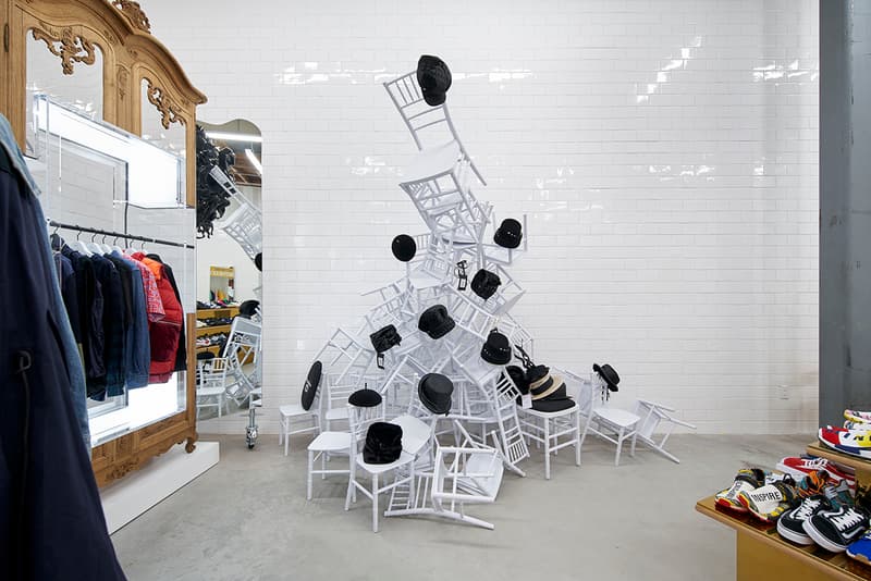 Dover Street Market Los Angeles Inside Look Now Open Details Store Shop Date BETTER™ Gift Shop BLACK Comme des Garçons Chanel Fine Jewelry Charles Jeffery Loverboy doublet ERL Nike IDEA Jacquemus Maison Margiela Marine Serre Melitta Baumeister NikeLab Noah NYC noir Kei Ninomiya Off White™ Virgil Abloh Palace Skateboards Pat McGrath LABS x The MET Raf Simons sacai Simone Rocha Stüssy Stephen Jones