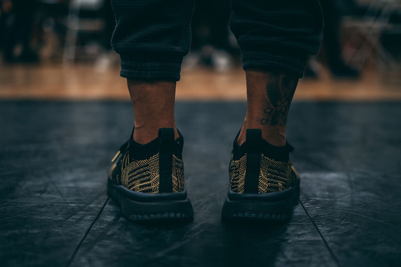Dragon Ball Z x adidas EQT Support ADV Primeknit Super Shenron On foot black gold originals