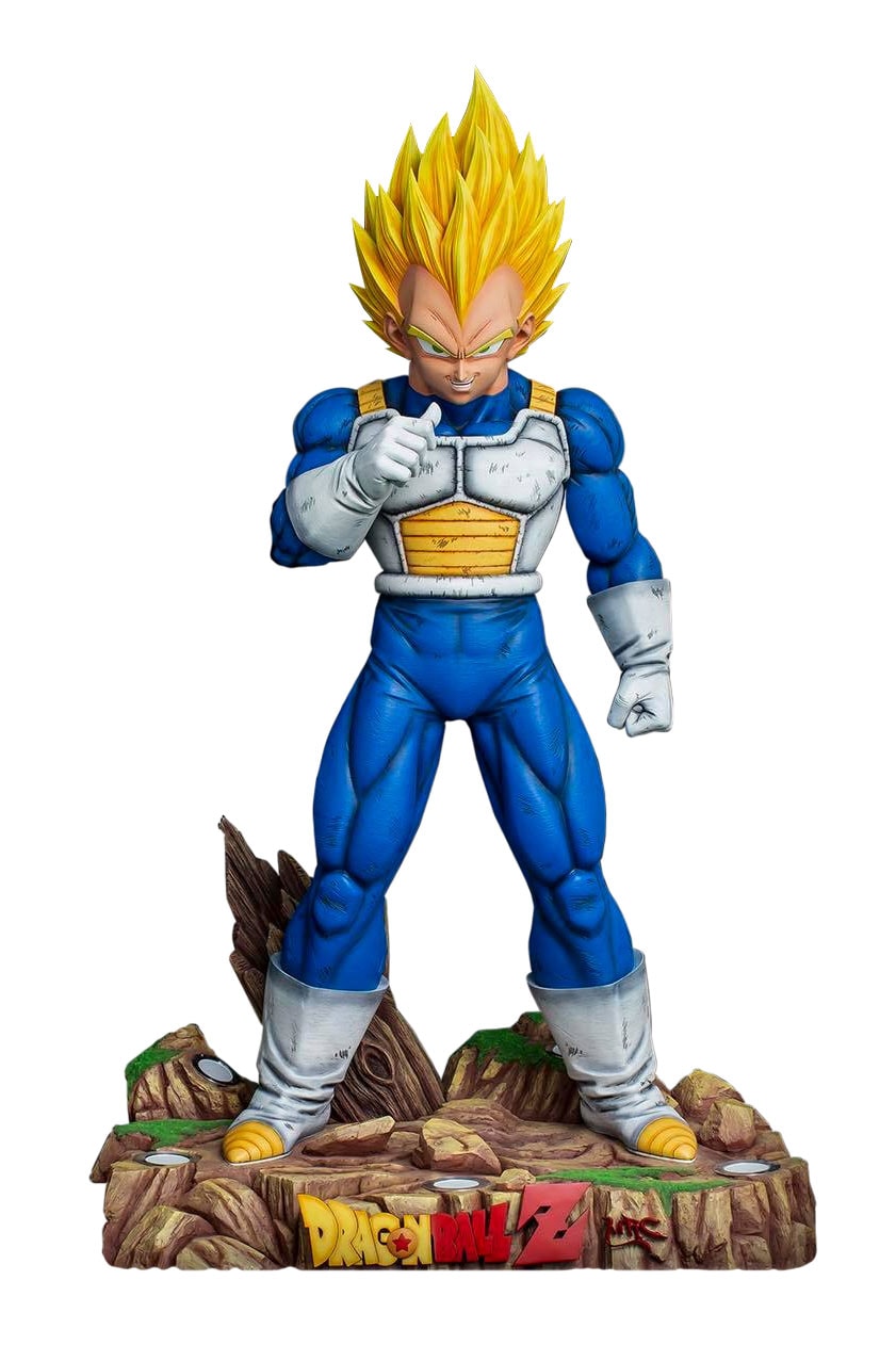 Dragon Ball Z Super Yumr MRC Life Size Vegeta Resin Statue Bust Collectible 1:1 Scale