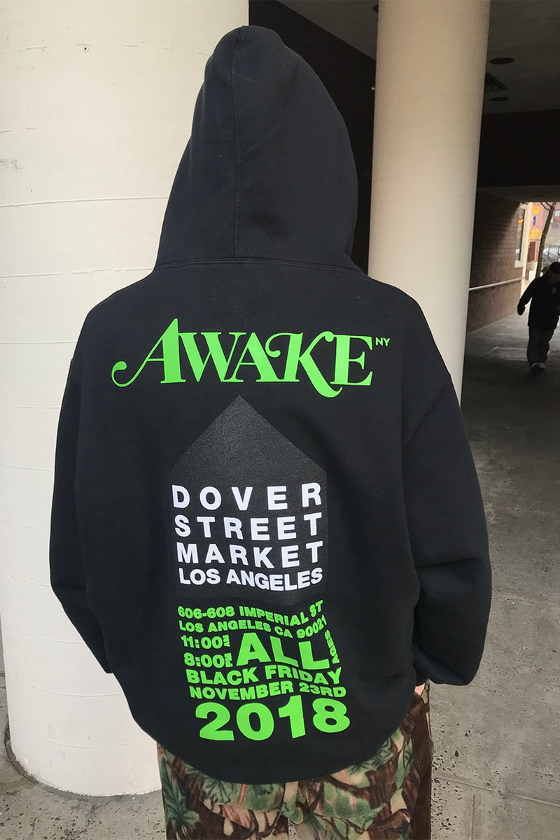 DSMLA Awake NY Black Friday 2018 Release t shirt hoodie capsule black green white