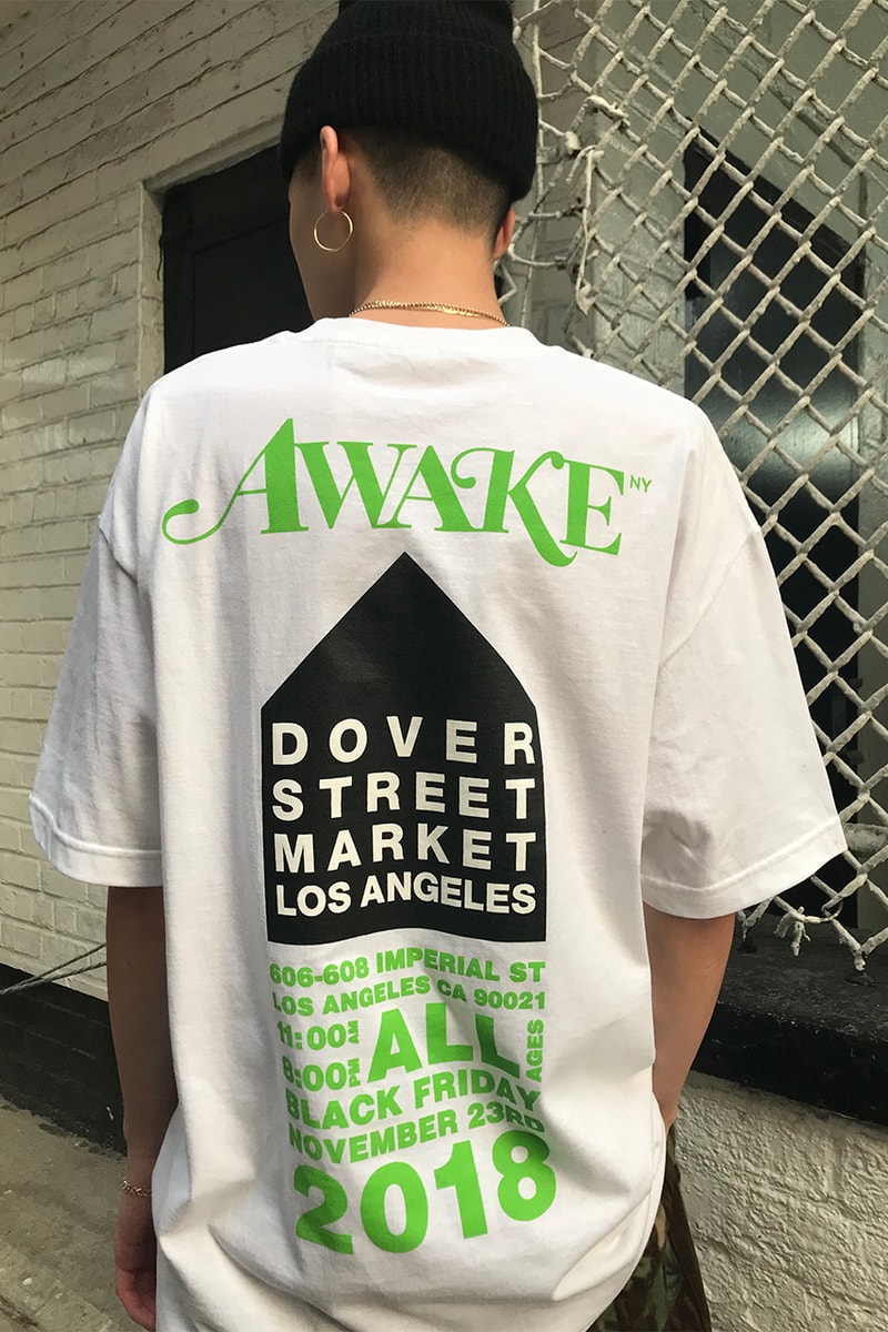 DSMLA Awake NY Black Friday 2018 Release t shirt hoodie capsule black green white