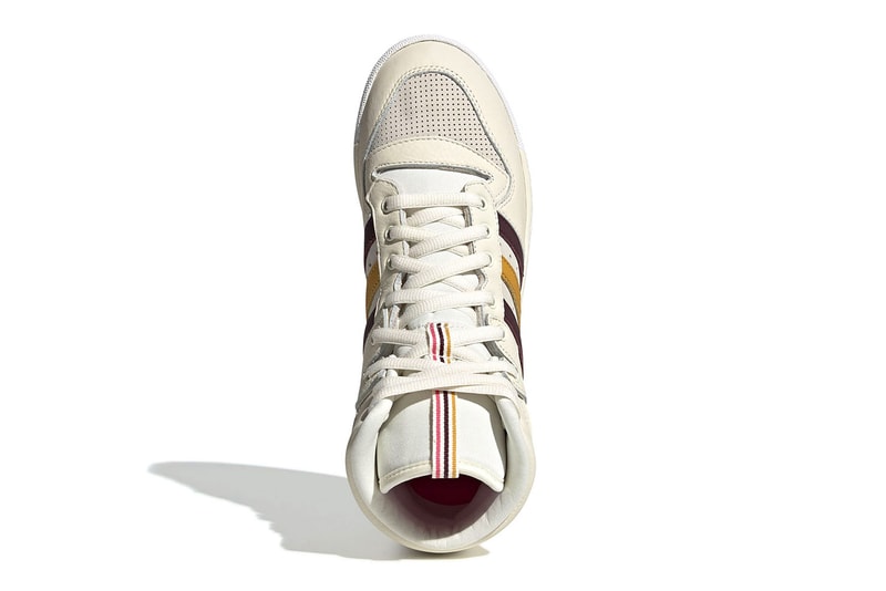 eric emanuel x adidas Rivalry Hi "Crystal White/Bold Gold" Release Date info price colorway sneaker december 2018 Color: Crystal White/Night Red/Real Pink/Bold Gold Style Code: G25836