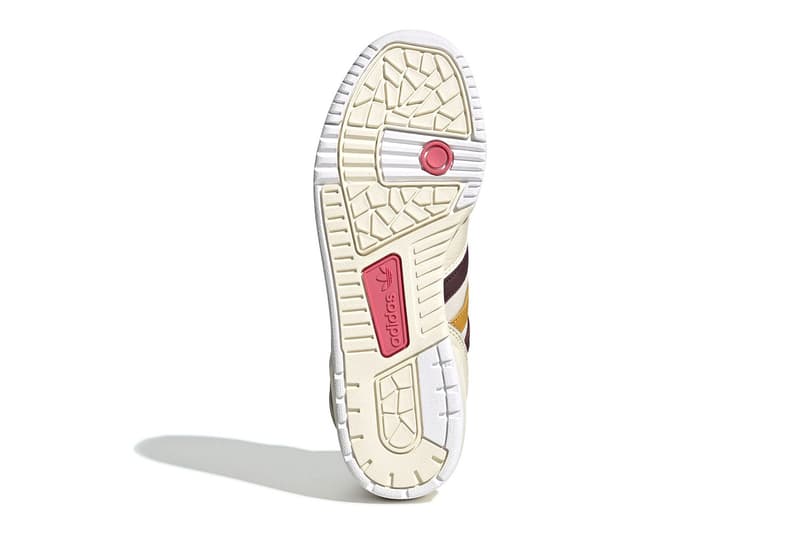 eric emanuel x adidas Rivalry Hi "Crystal White/Bold Gold" Release Date info price colorway sneaker december 2018 Color: Crystal White/Night Red/Real Pink/Bold Gold Style Code: G25836