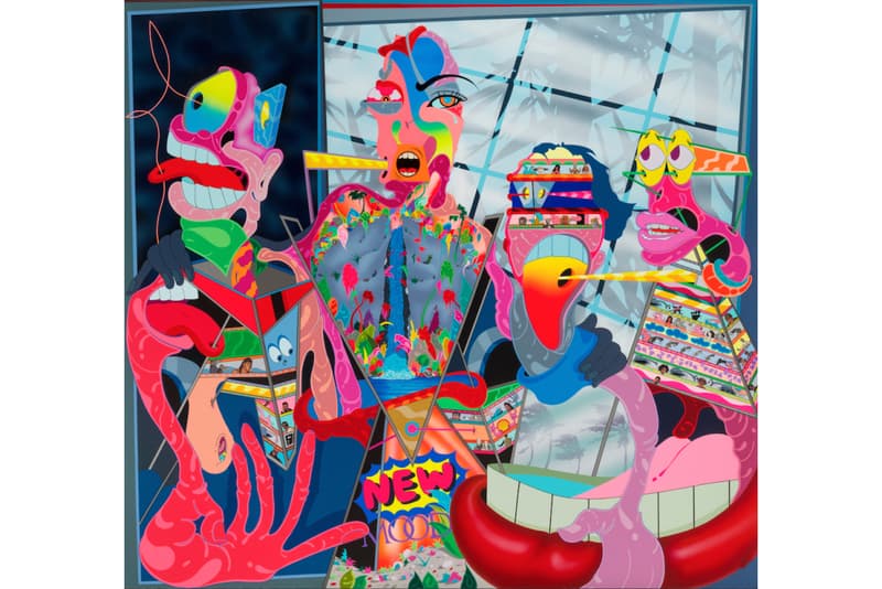 erik parker milliennials dilemma exhibition hoca foundation hong kong artworks exhibitions paintings
