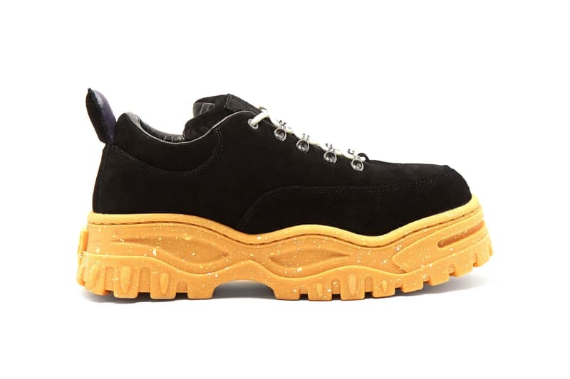Eytys Angel Suede Speckled Brown Sole Release footwear shoes sneakers trainers fw18 fall winter 2018