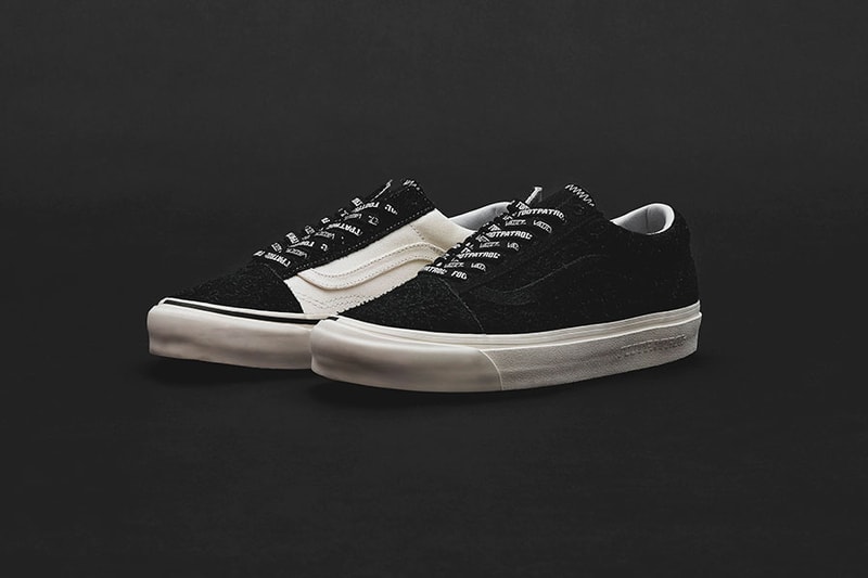 Footpatrol x Vans Vault Collection Release Date Classic Slip-On LX, Sk8-Hi  Old Skool LX price info collaboration sneaker colorway black 