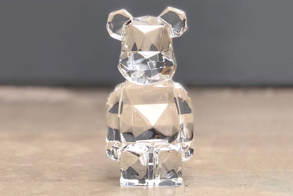 Bearbrick Baccarat Bear Sculpture Black