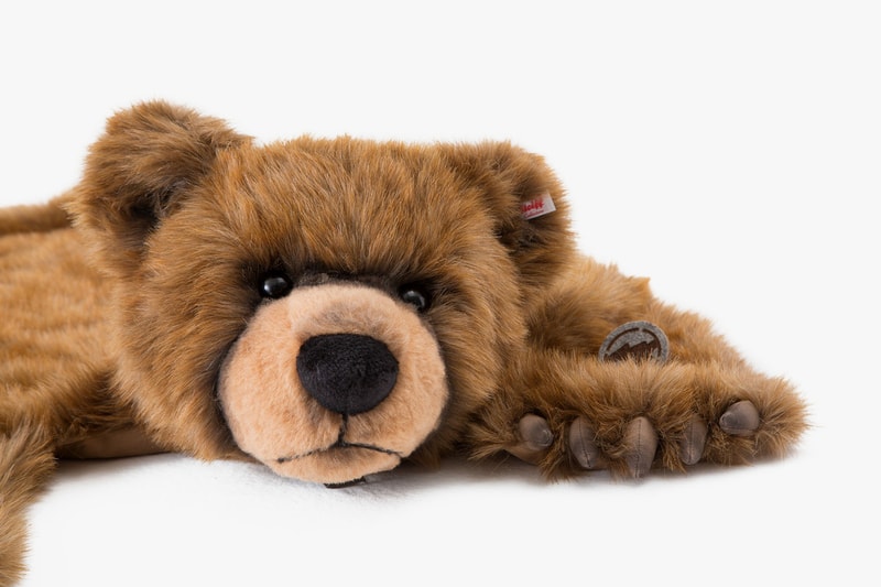fragment design steiff teddy bear skin mat rug collab toy hiroshi fujiwara november 23 2018 release date dover street market web store japan buy sell drop